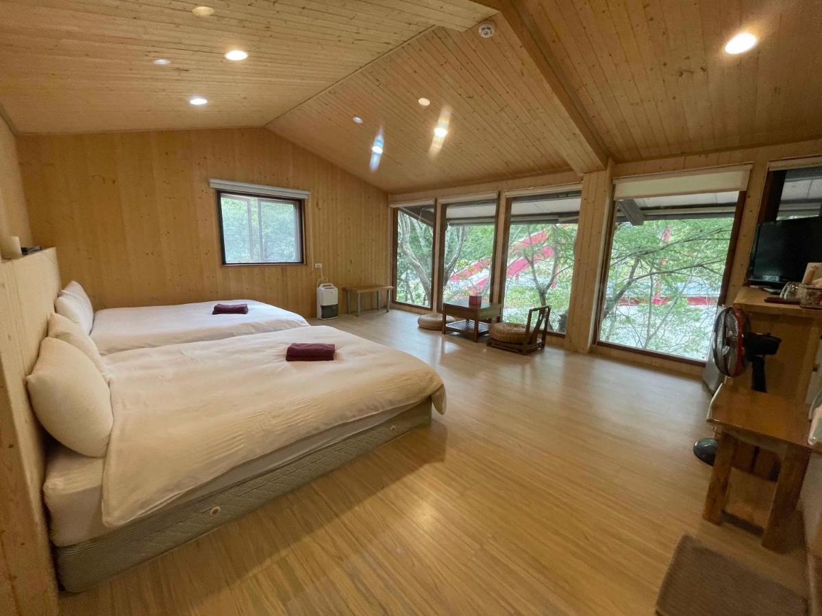 Ferienwohnung 森之秘湯 Mhuwe Hotspring Renai Exterior foto